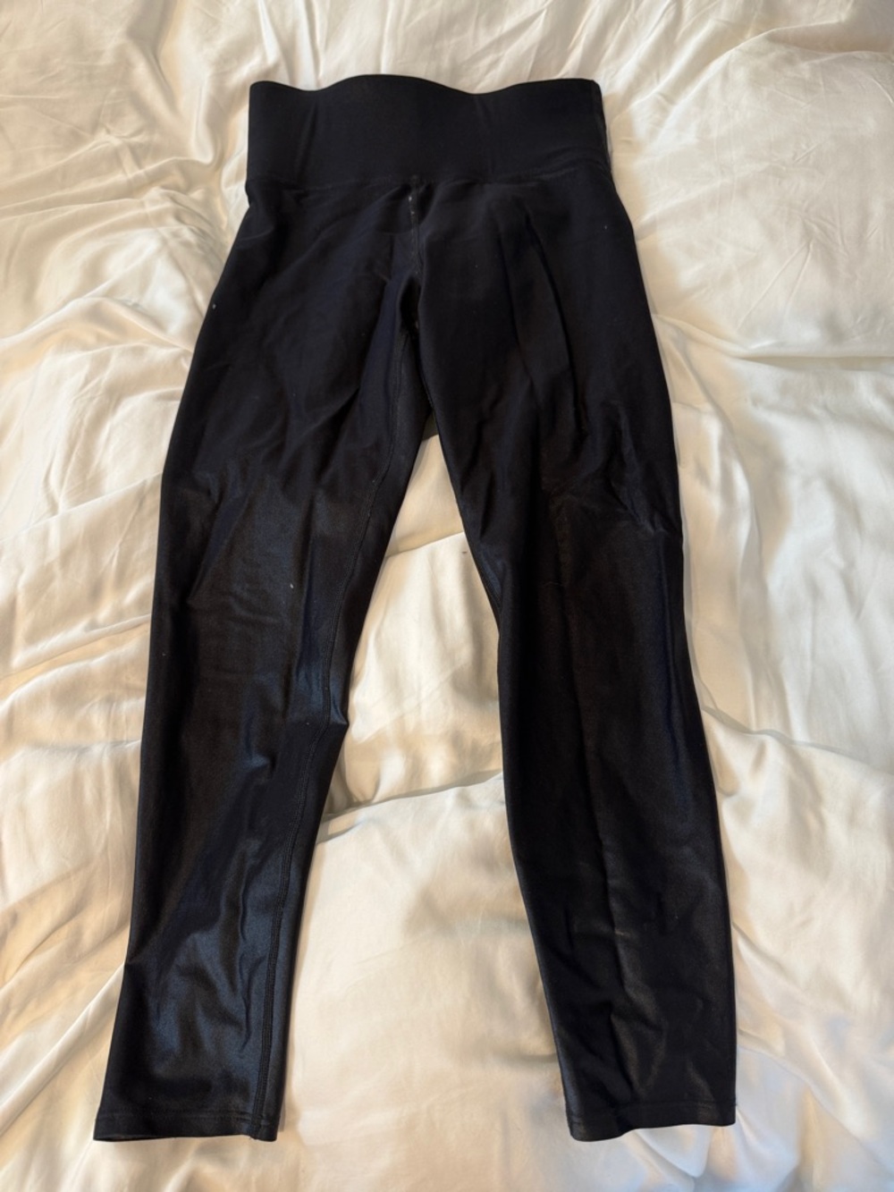 Carbon38 Black High-Waist Performance Leggings
